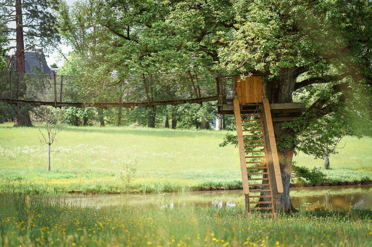 Cabane Perchee Dans Les Arbres Saint-Hilaire-en-Morvan ภายนอก รูปภาพ