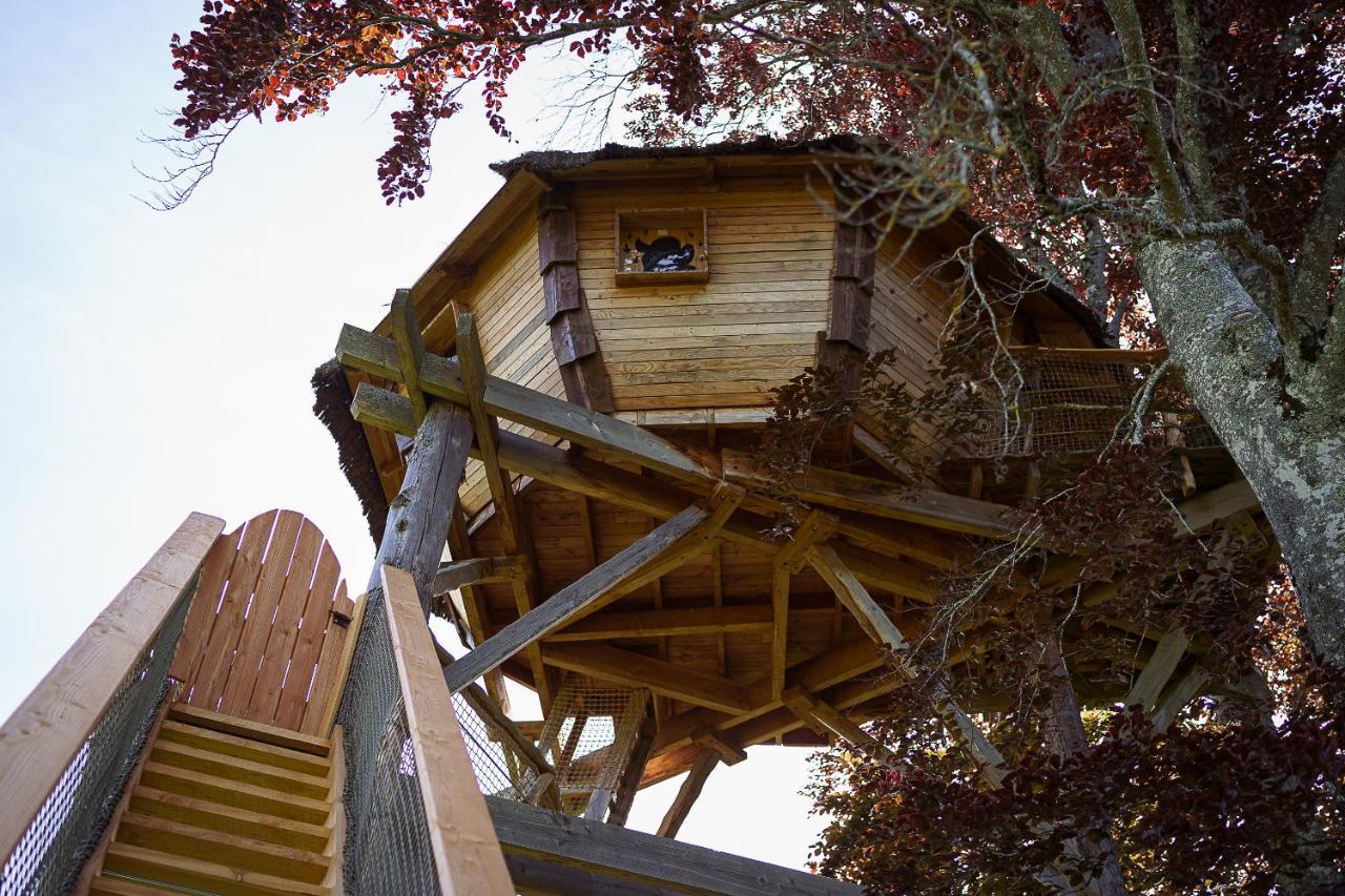 Cabane Perchee Dans Les Arbres Saint-Hilaire-en-Morvan ภายนอก รูปภาพ