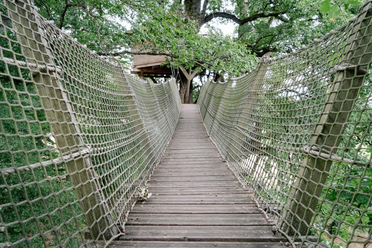 Cabane Perchee Dans Les Arbres Saint-Hilaire-en-Morvan ภายนอก รูปภาพ