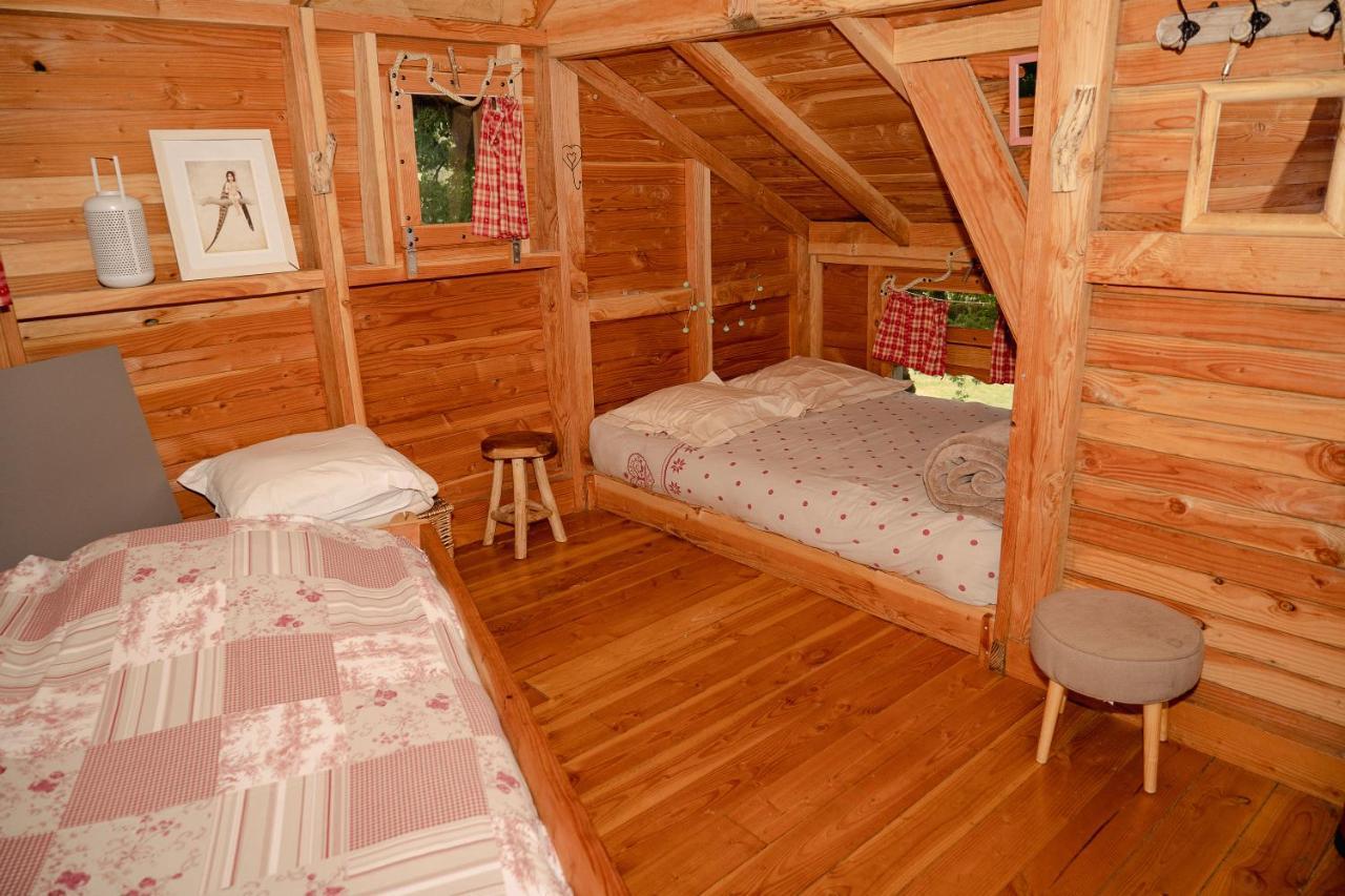 Cabane Perchee Dans Les Arbres Saint-Hilaire-en-Morvan ภายนอก รูปภาพ