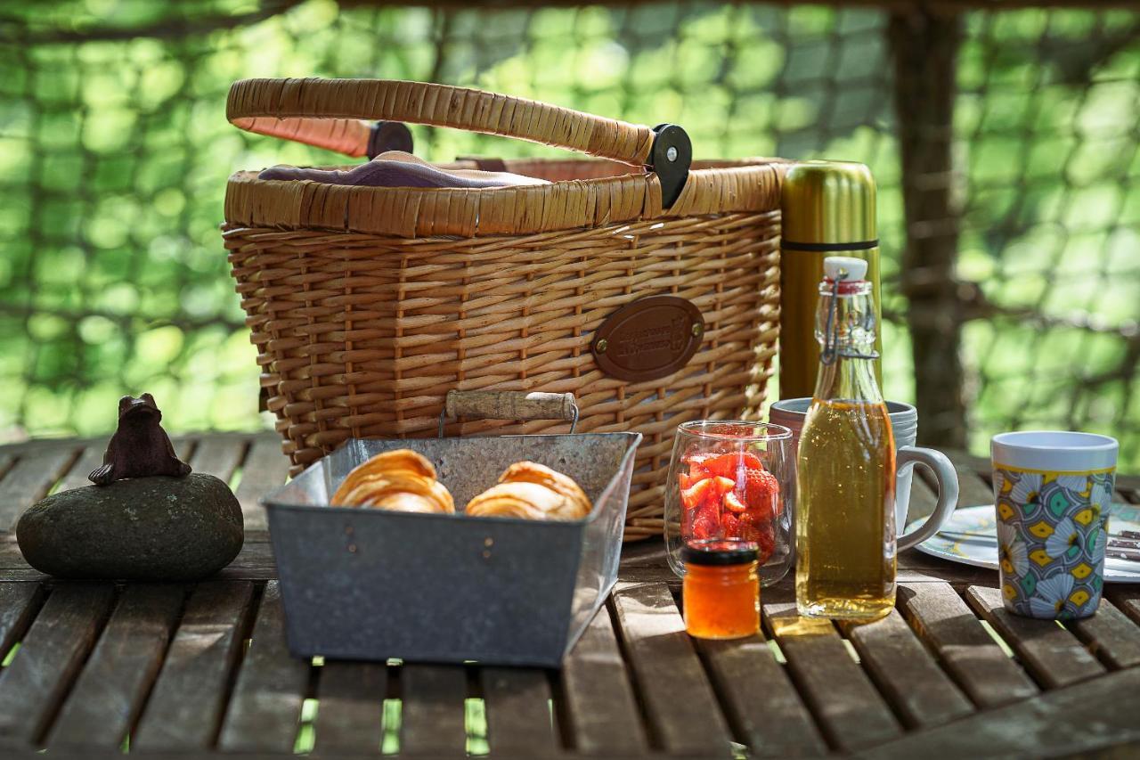 Cabane Perchee Dans Les Arbres Saint-Hilaire-en-Morvan ภายนอก รูปภาพ