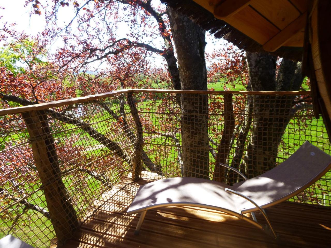 Cabane Perchee Dans Les Arbres Saint-Hilaire-en-Morvan ภายนอก รูปภาพ
